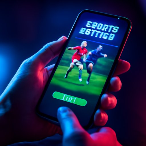 sports betting login secure login screen with match alerts
